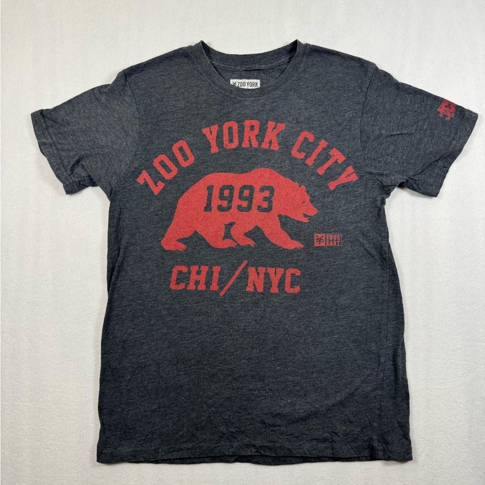 Zoo York Charcoal Short-Sleeve Tee with Red Graphic